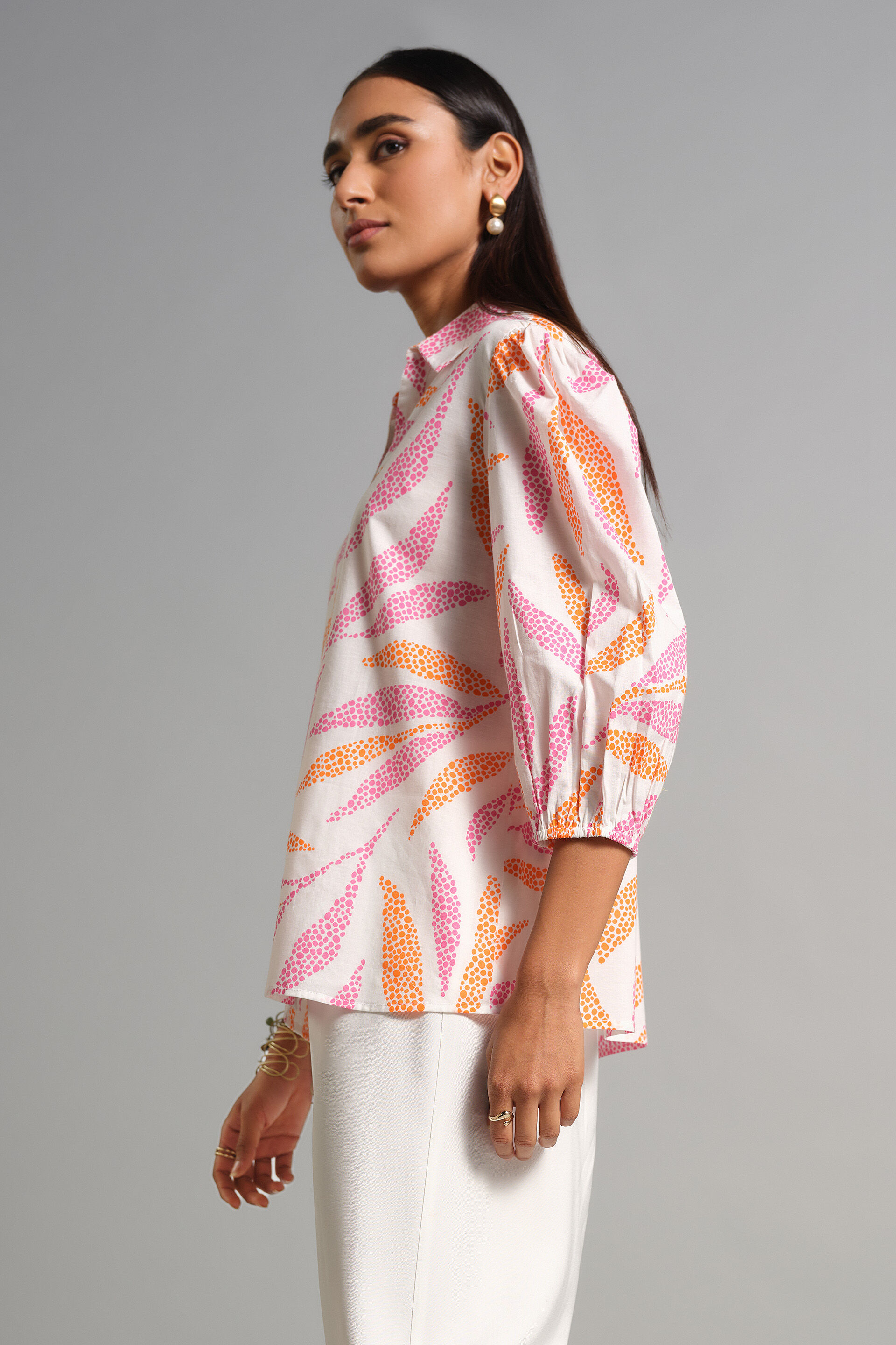 Leaf Love Shirt, Pink, image 3